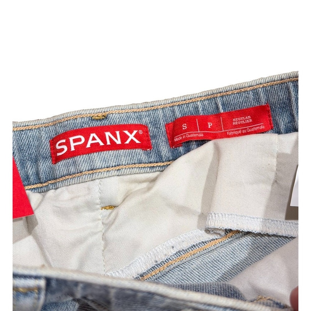 SPANX SPANXshape Authentic 360 Wide Leg Jeans Size SMALL Vintage Coastline Blue - Picture 7 of 12
